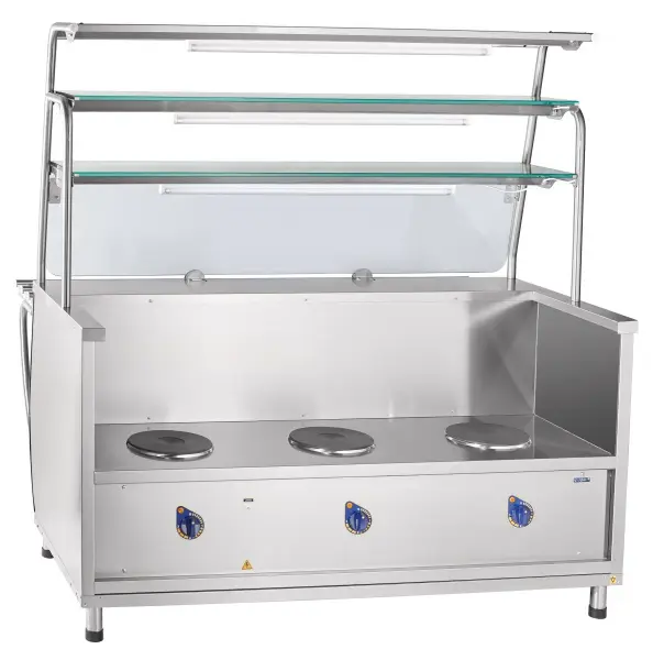 Мармит 1-х блюд трёхконфорочный ПМЭС-70Т-01 (Премьер) Абат