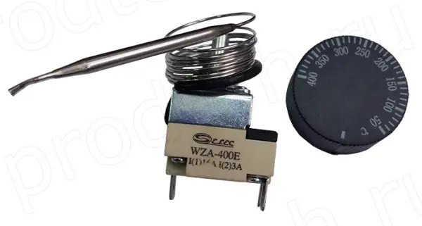 Терморегулятор WZA-400E (50-400 °C) для пицца печи (капилляр 1,0 м)