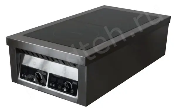 Плита индукционная ПИ-2Н ЦМИ 2-х конфорочная (ширина 460 мм)