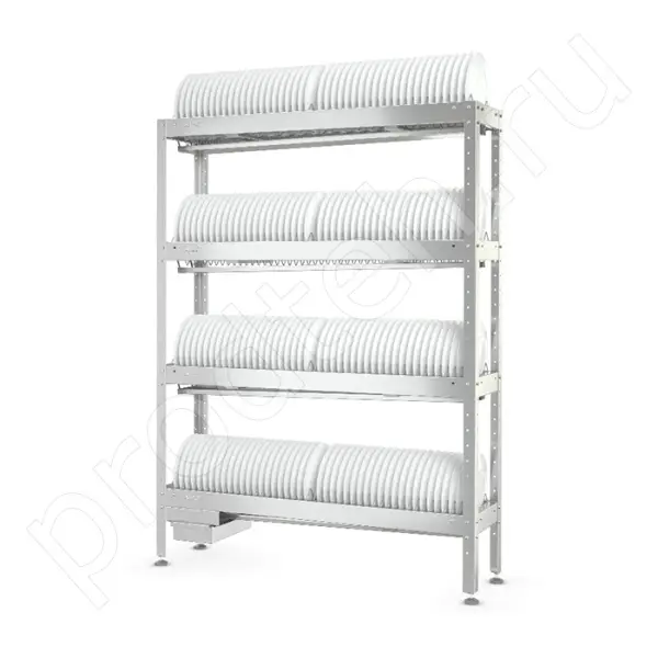 Стеллаж кухонный СКТ-С-1200-02-Н Atesy для тарелок