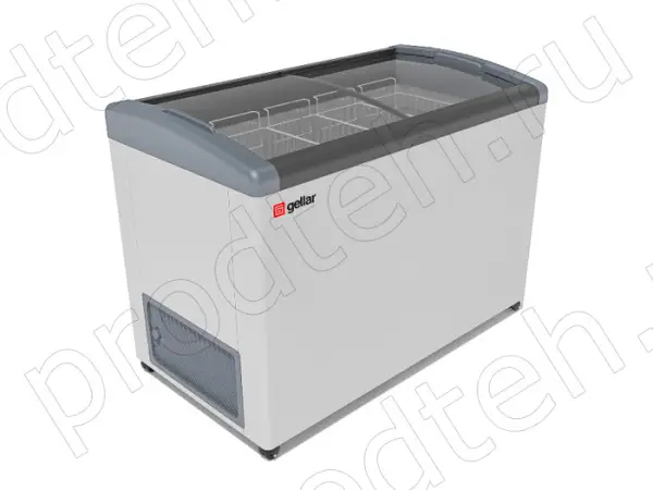 Ларь морозильный FG 400 E Gellar гнутое стекло