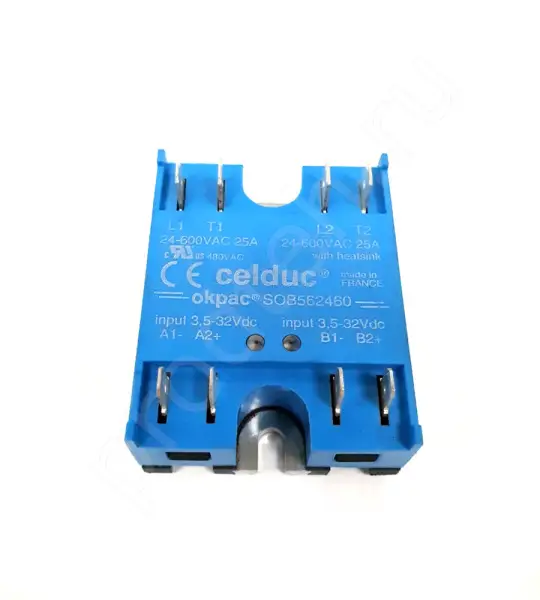 Реле твердотельное SOB562460 FASTON-2X25A/400AC для пароконвектомата ПКА-ПП, ПМ и ВМ с 08.2012