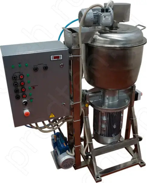 Куттер вакуумный с механизированными мешалкой и выгрузкой ИПКС-032-50(Н) Эльф 4М