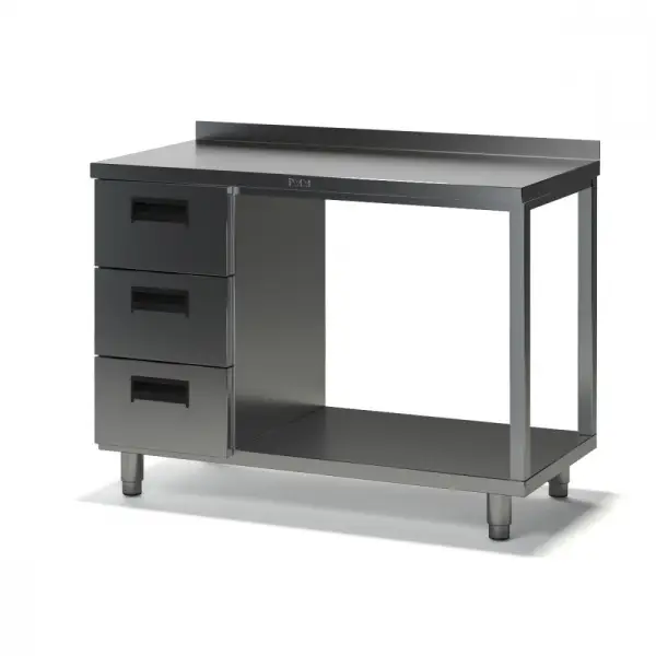Стол-тумба СВД-2/1000/600 ТММ с выдвижными ящиками