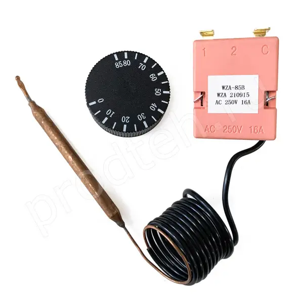 Терморегулятор WZA-85B (30-85 °C) для мармитов (капилляр 1,0 м)
