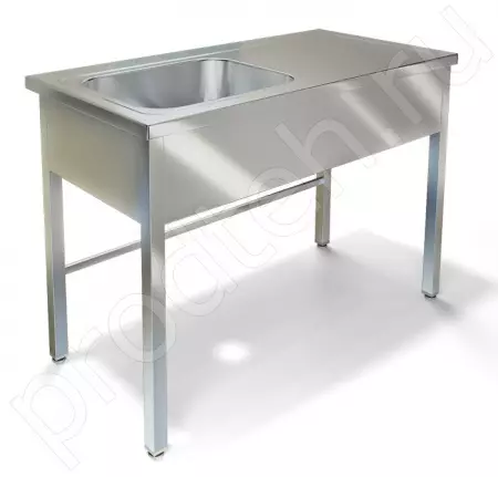 Стол производственный СП-520/1200 Л с ванной моечной