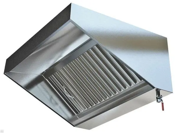 Зонт вентиляционный МВО-1,0МСВ-1,0П вытяжной пристенный