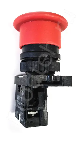 Кнопка-грибок без фиксации - ″Стоп″ NP2-EC42 ТММ-140