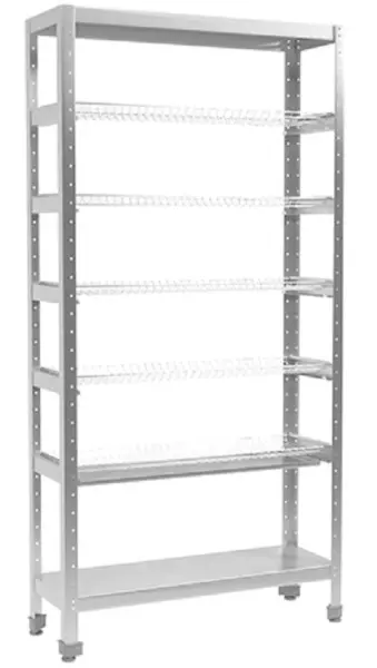 Стеллаж кухонный для стаканов и фужеров Эконом СКСК-5КЭ-2М