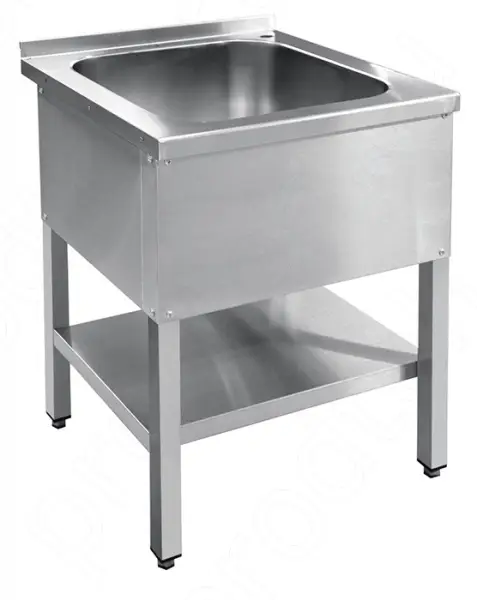 Ванна моечная односекционная ВМП-7-1-5 РН (500х500 каркас нерж.) Абат