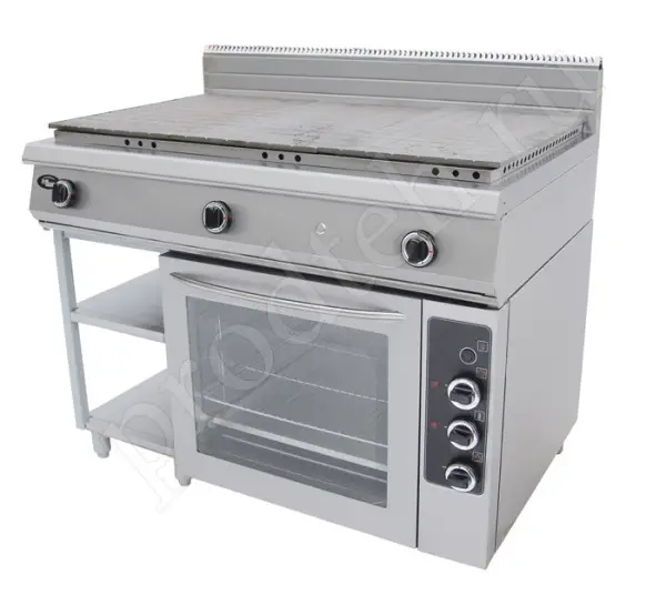 Плита газовая Ф6ЖТЛСПДГ Гриль-Мастер с закрытой поверхностью с духовкой (Grill Master)