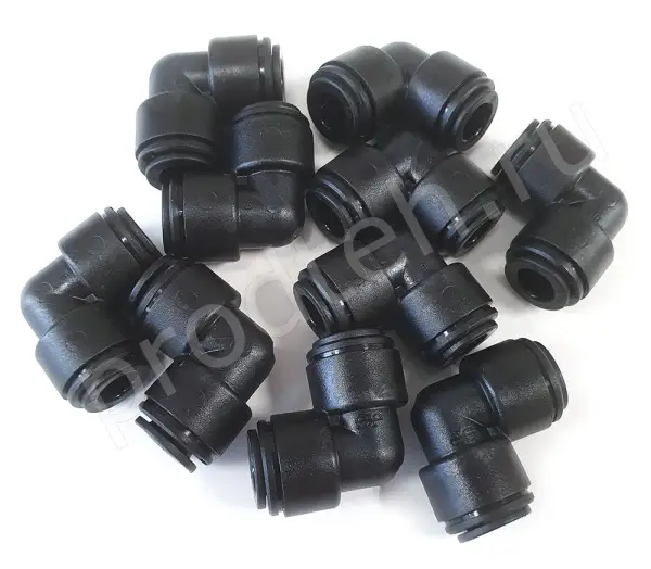 Фитинг угловой KEL1185A  Ø8F-Ø8M (10 шт.)
