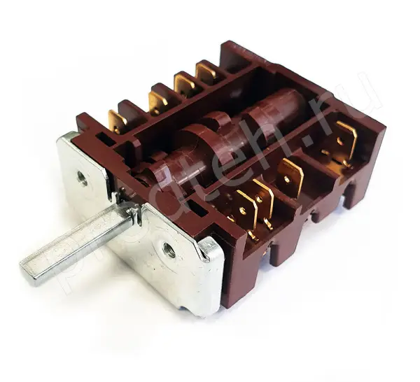 Пакетный переключатель ПМ-5 880 мощности духовки (ПМЭ-27-2353 П, вал 23 мм)