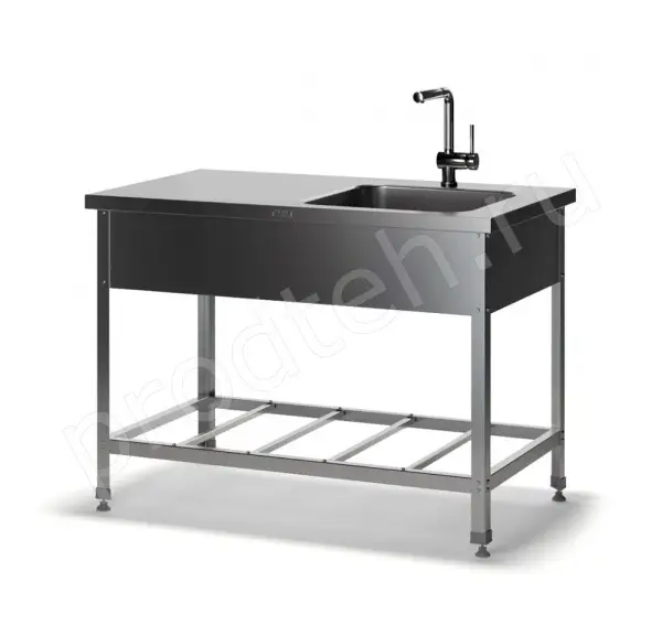 Ванна моечная с рабочей поверхностью МС 1/1000/600 ТММ без борта