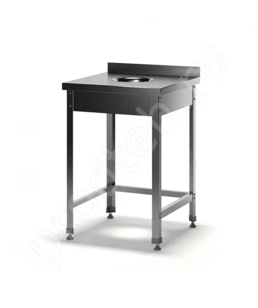 Стол для сбора отходов ССН-2/1200/600 ТММ сбора остатков пищи с бортом