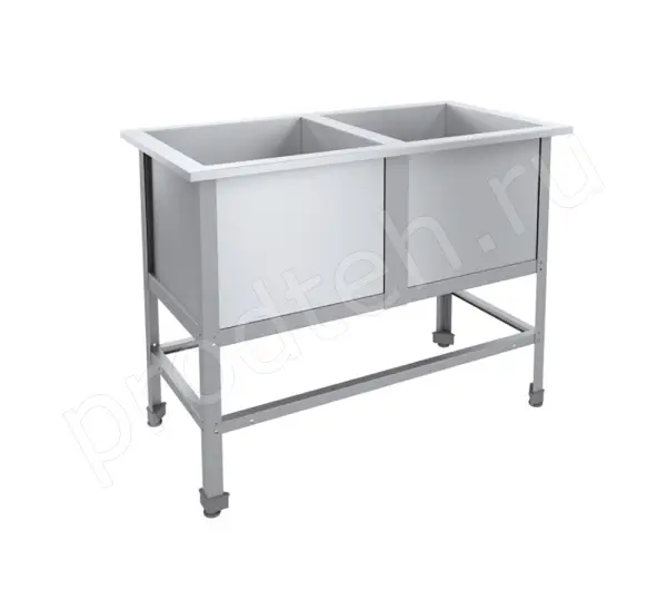 Ванна моечная двухсекционная Эконом ЦК ВМО2-430ЭЦК-М