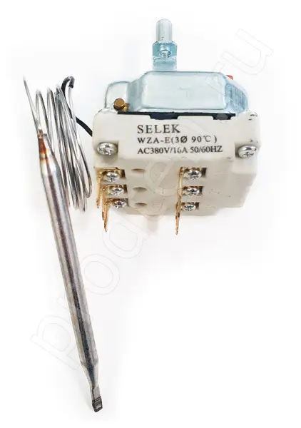 Терморегулятор WZA-3E/90 3-х полюсной 30-90°C (капилляр 750 мм)