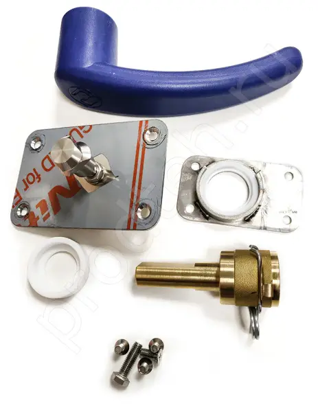 Замок в сборе для ПКА, синяя ручка (ПКА-ПМ с декабря 2008 года) 110000006861 Абат