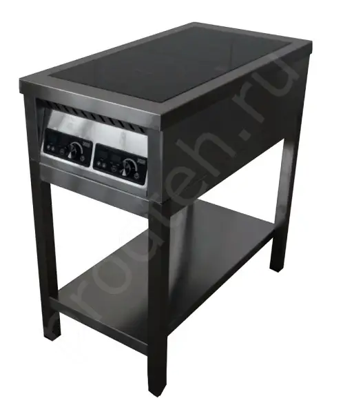 Плита индукционная ПИ-2 ЦМИ 2-х конфорочная (ширина 460 мм)