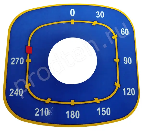 Наклейка ″ЭПК48-00.00.004-02″ под терморегулятор Абат