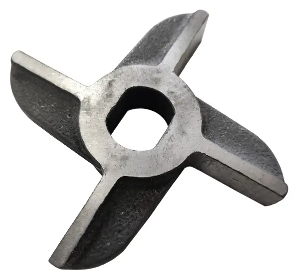 Нож двусторонний МИМ-300.01.008 мясорубки МИМ-300, МИМ-300М, МИМ-350, ТМ-32, М-250