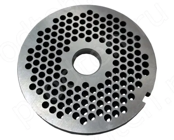 Решётка 5 мм без бурта для мясорубки М-600, МИМ-600, МИМ-600М