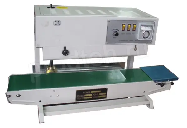 Запайщик пакетов FRB-770II конвейерный с поворотной головой