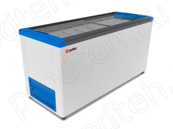 Ларь морозильный FG 600 C Gellar прямое стекло