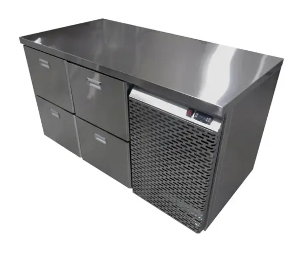 Стол холодильный с бортом/без борта 2 ящика + 2 ящика СХП-2Я+2Я-139/70