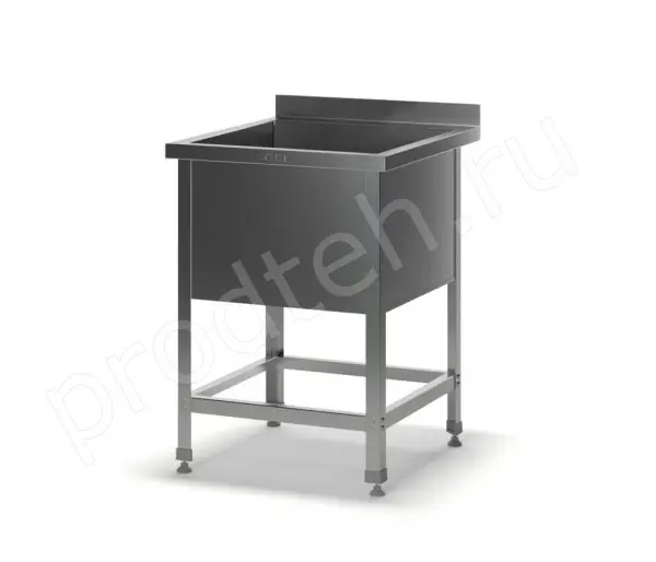 Ванна моечная односекционная ВМС 1/450 ТММ с отверстием под смеситель