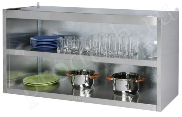 Полка кухонная ПО 1500/400 ТММ полуоткрытая