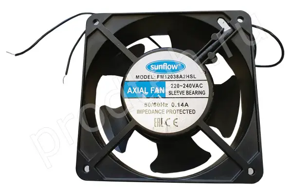 Вентилятор осевой YZ 120*38 BL, (220V, 20W) 120000069331, 120000060429