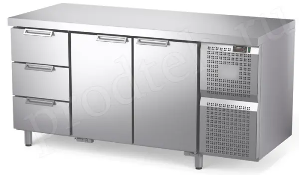 Стол холодильный ДИКСОН СТХ-2/1670М Atesy 2-х дверный с ящиками