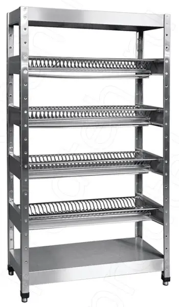 Стеллаж кухонный для тарелок ССТ-4-2 Абат