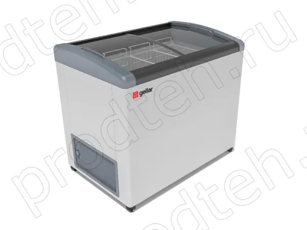 Ларь морозильный FG 350 E Gellar гнутое стекло