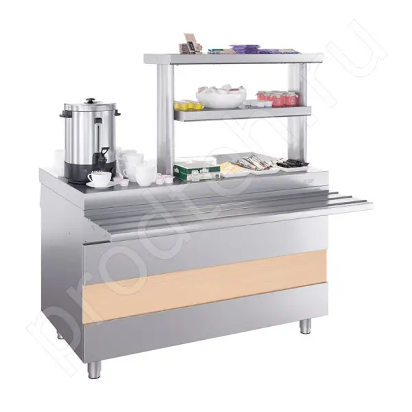 Прилавок горячих напитков ПГН-1200-02-О без полок Ривьера Atesy