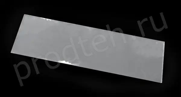 Стекло термостойкое 385*110*5 мм ПЭП