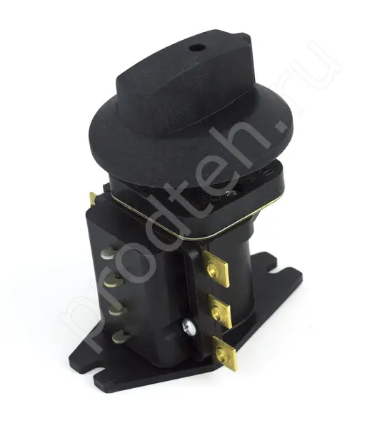 Переключатель ППКП-25А большая ручка (железный шток, корпус пластик)