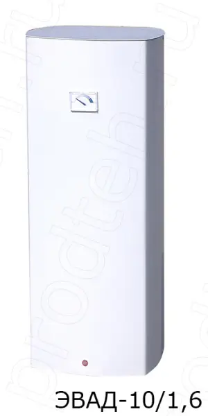 Водонагреватель накопительный ЭВАД-10/1,6 Гродторгмаш с термоизоляцией закрытый