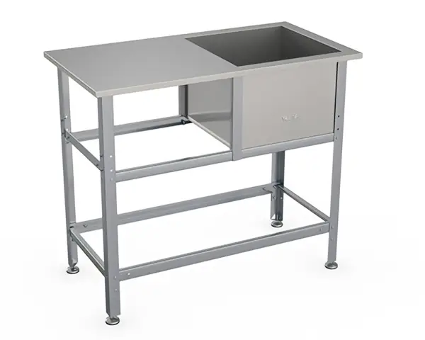 Ванна моечная с рабочей поверхностью ВСМС-Б-1.700-1550.800-02 (ВСМС-1/700) Atesy