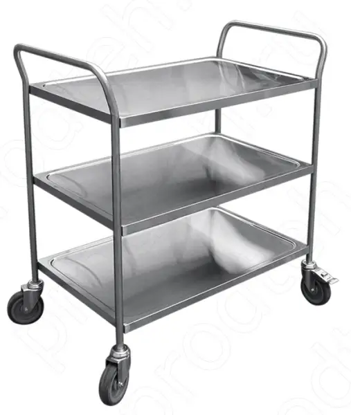 Тележка сервировочная ТС-80 Абат 3 полки